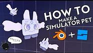 How To Make CUTE Simulator Pets For Your Games! (Blender + Roblox Studio)