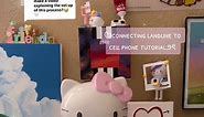 Replying to @ducky heres a tutorial on how to connect your landline to your cell phone! and yes my hello kitty phone works perfectly fine :) #hellokitty #tutorial #hellokittyphone #fyp