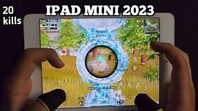 IPAD MINI 5 IN 2023 - PUBG MOBILE 4-FINGERS CLAW HANDCAM GAMEPLAY