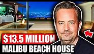 Inside Matthew Perry's $13.5M Malibu Beach House 🌊 Perry’s Renovated 1960s Luxury Home