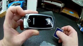 Samsung SCH U410 Verizon Flip Phone 3G Unboxing