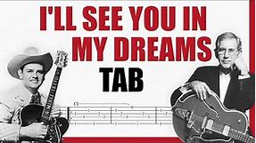I'll See You In My Dreams - Merle Travis & Chet Atkins | TAB Fingerstyle for Guitar