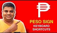 How to Put Peso Sign in Keyboard - [ ₱ ]