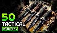 50 Fixed Blade Knives For Tactical Survival