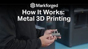 Metal 3D Printing Walkthrough | Markforged Metal X