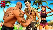 MIDSUMMER MIDAS & BRUTUS FIGHT for BEACH JULES' LOVE... Fortnite