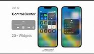 iOS 17 Control Center - the best iPhone tool on Android devices
