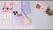 iPhone 14 pro max CUTE RUBBER CASES