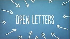 What is an Open Letter?