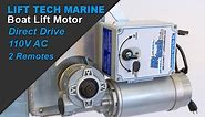 LTM 110v AC Direct Drive Boat Lift Motor with Remote
