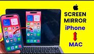 How to Screen Mirror iPhone to macOS, MacBook Pro & Air