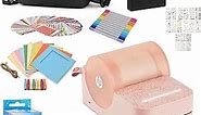 HP Sprocket Panorama Instant Portable Color Label & Photo Printer (Pink) Gift Bundle with case, Zink roll, Photo Album, Markers, Stickers and Frames