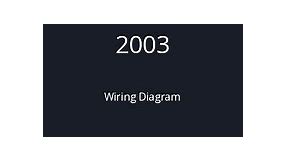 2003 Mitsubishi Montero/Pajero Wiring Diagram PDF | ServicingManuals