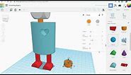 STEAM Lesson: Building a 3D Robot in Tinkercad