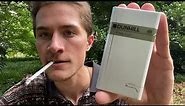 Smoking a Dunhill Fine Cut White Cigarette - Review