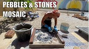 Transform Stones and Pebbles into a Stunning Path 🍃 DIY Mosaic Tutorial (Ancient Artistry)