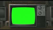 Vintage T.V green screen video template | The Green Visuals