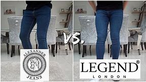 Best Fitting Super Skinny JEANS For Men (Alexander Jeans vs. Legend London)