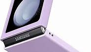 Cresee Case for Samsung Galaxy Z Flip 5 (2023) Thin Hard Matte Phone Case for Galaxy Z Flip5 - Lilac