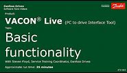 VACON® Live Basic Functionality