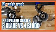 3 Blade vs 4 Blade Propellers | What’s the Difference Between 3 and 4 Blade Outboard Props