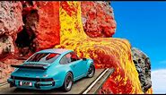 Cars vs Lava Cross Roads in GTA 5