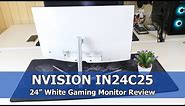 NVISION IN24C25 (White) Review - Best All-Rounder Gaming Monitor?