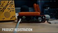 How to Register Your Focusrite Product