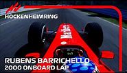 F1 2000 Ferrari F1-2000 | Hockenheimring 1988 | Rubens Barrichello Onboard