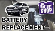 Mercedes-Benz ML350 (2006-2015) (and others listed below) - New Battery Install