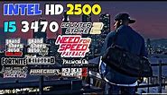 17 Games Test IN Intel 2500 Graphics i5 3470 12gb RAM IN 2024