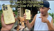 OMG ₹ 1 Lakh 50 Thousands 24 Carat Gold IPhone Cover😳 || My Cute Puppy Wants to Sleep With Me