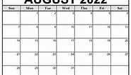 Printable August 2023 Calendar Templates - 123Calendars.com