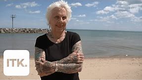 Meet the cool grandma who's lost count of all the tattoos she's gotten in her golden years
