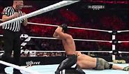 WWE RAW 7/7/14 jone cena vs seth rollins (Roman Reigns and Dean Ambrose save John Cena)