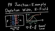 PN Junction Example: Depletion Width, E-Field