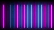 Blue Purple Neon lines Animated background