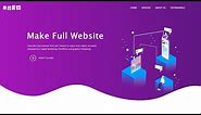 How To Make A Website Using HTML CSS Bootstrap | Complete Website Design Tutorial