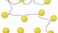 SOLVINDEN LED string light with 12 lights, outdoor/battery operated yellow - IKEA
