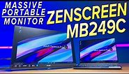 Absolutely MASSIVE 24-IN PORTABLE Monitor // Unboxing the Asus ZenScreen MB249C