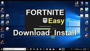 How to Install FORTNITE after you Download FORTNITE on PC - Free & Easy - Newest Version
