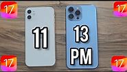 iPhone 13 Pro Max vs iPhone 11 / iOS 17 Comparison