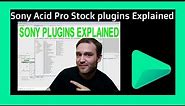 Acid Pro - All Sony stock plugins explained [tools fx]