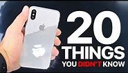 iPhone X/8 - 20 Things You Didn't Know!