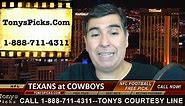 Dallas Cowboys vs. Houston Texans Free Pick Prediction NFL Pro Football Odds Preview 10-5-2014