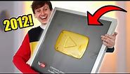 I got the RAREST Youtube Play Button in Existence! (REAL GOLD)