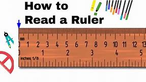 How to read an Inch ruler or tape measure