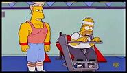 The Simpsons: Homer slims and gets muscles [Clip]