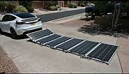 Tesla Mobile Solar EV Charger with EG4 inverter and battery