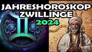 Zwillinge 2024 Jahreshoroskop - Sternzeichen Vorhersage ✴️♊